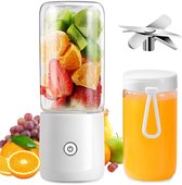 Draagbare mixer, 700 ml kleine smoothiemixer, mini-blender met 12