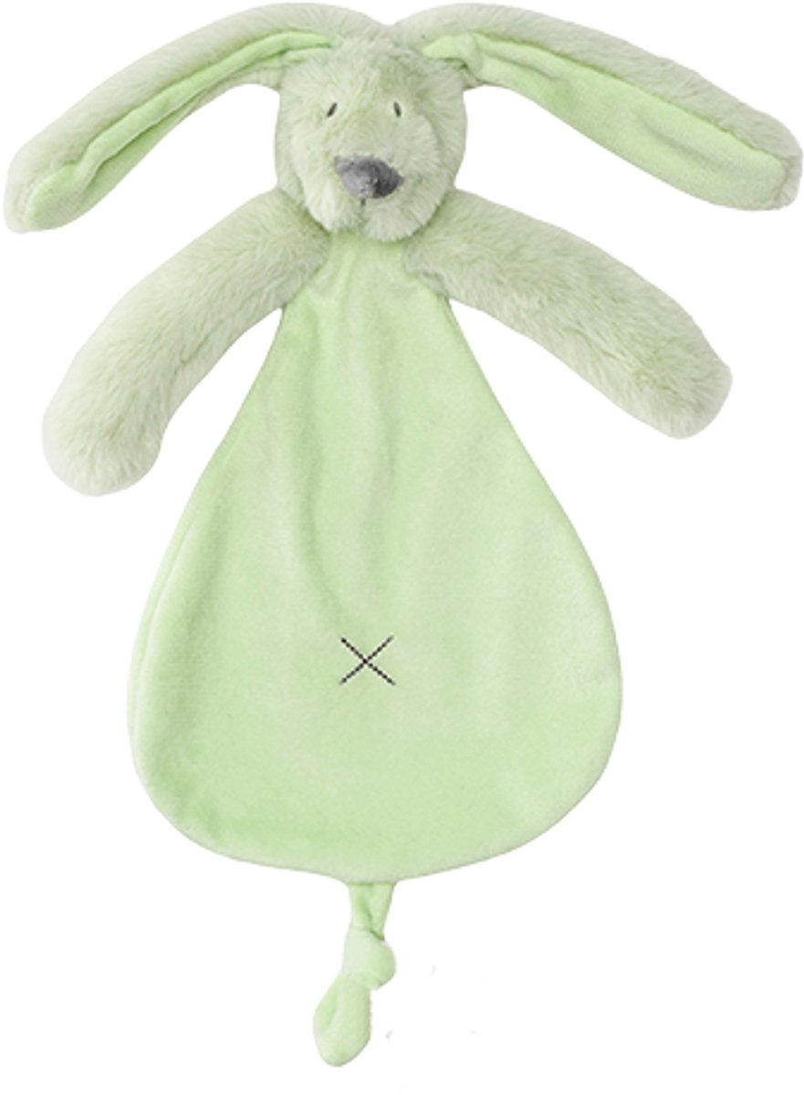 Happy Horse Recycled Konijn Richie Knuffeldoek 25 cm - Pistachegroen - Baby cadeau
