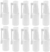JIANGZHIB 10 stuks neusspray fles leeg, 20 ml bruine neusspuitflessen, herbruikbare neusspray fles verstuiver met etiketten, spuitmonden, trechter, plastic druppelbuisjes voor parfum, zoutoplossing JIANGZHIB 10 stuks neusspray fles leeg, 20 ml bruine neusspuitflessen, herbruikbare neusspray fles verstuiver met etiketten, spuitmonden, trechter, plastic druppelbuisjes voor parfum, zoutoplossing