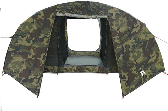 vidaXL - Vistent - met - dak - Camouflage - 514 - x - 465 - x - 187 - cm - Polyester van Vidaxl — afbeelding 4