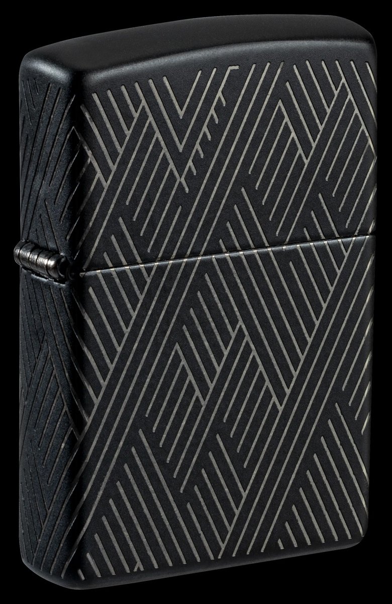 Zippo aansteker met laserlijnen Design