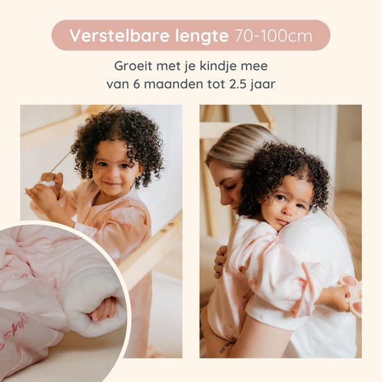 Puckababy Slaapzak 4 Seizoenen Baby - Zomerslaapzak en Winterslaapzak (6m-2,5j) - TOG 0.25 tot TOG 2.5 - Swans van Puckababy — afbeelding 5