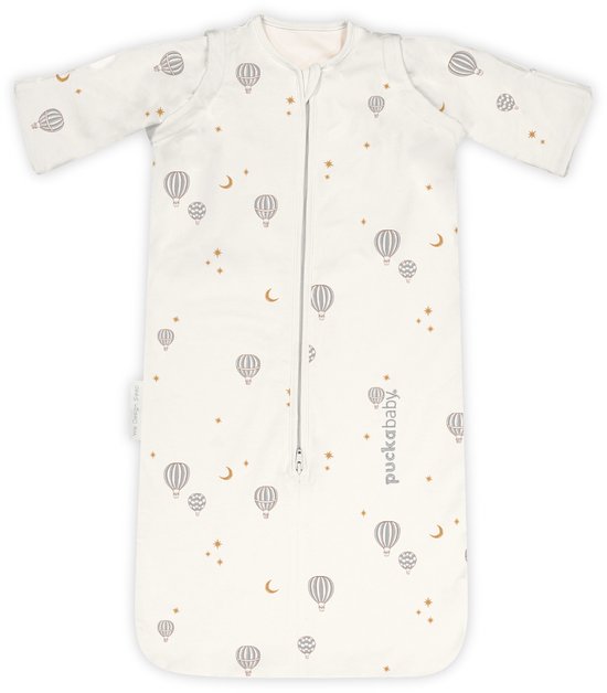 Puckababy Newborn Slaapzak Baby (0-6m) - Balloons - Katoen TOG 1.0 - Zomerslaapzak