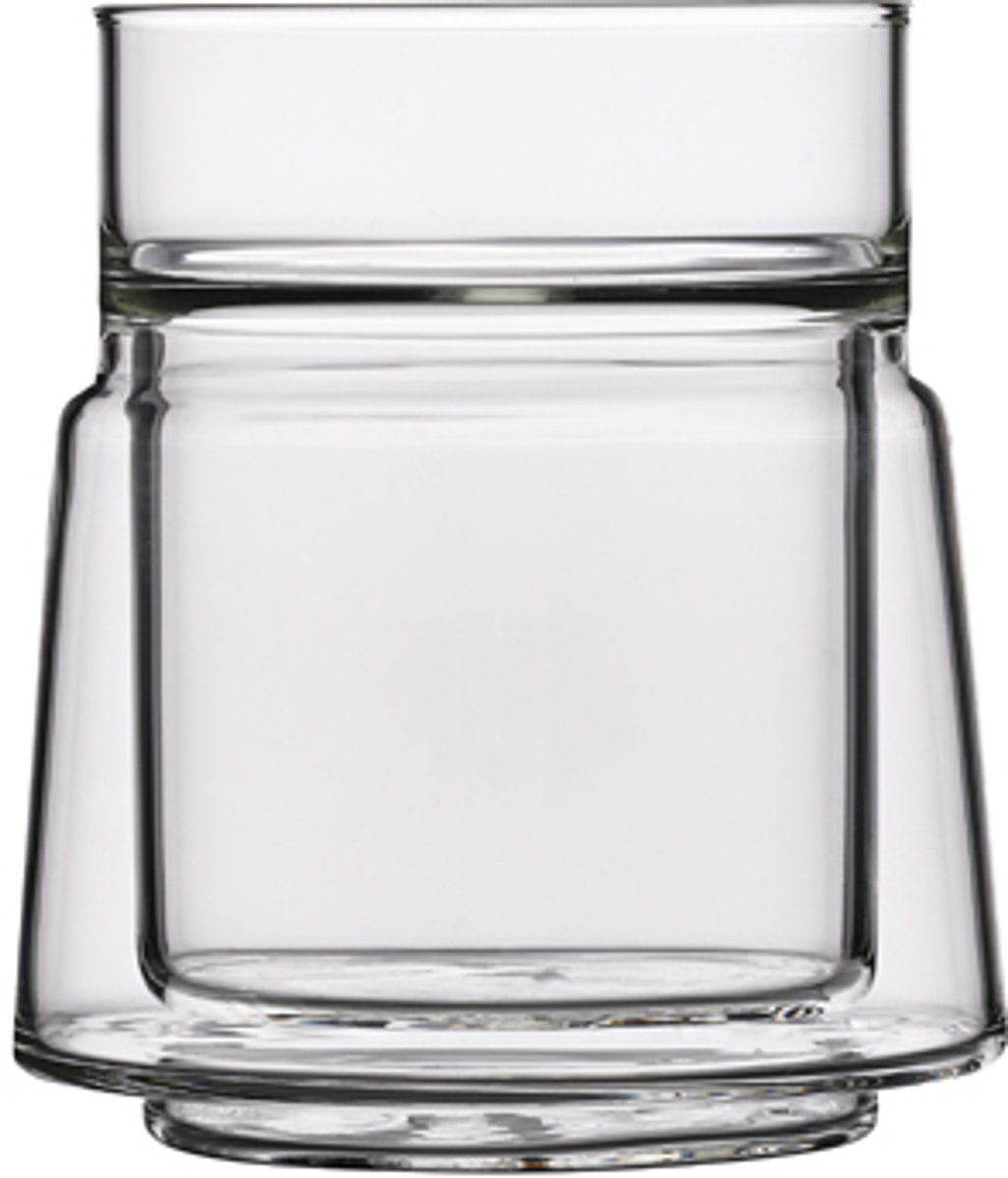 Jacob Jensen Medium Dubbelwandig glas Dia 8,4 x 9,5 cm 21 cl Clear