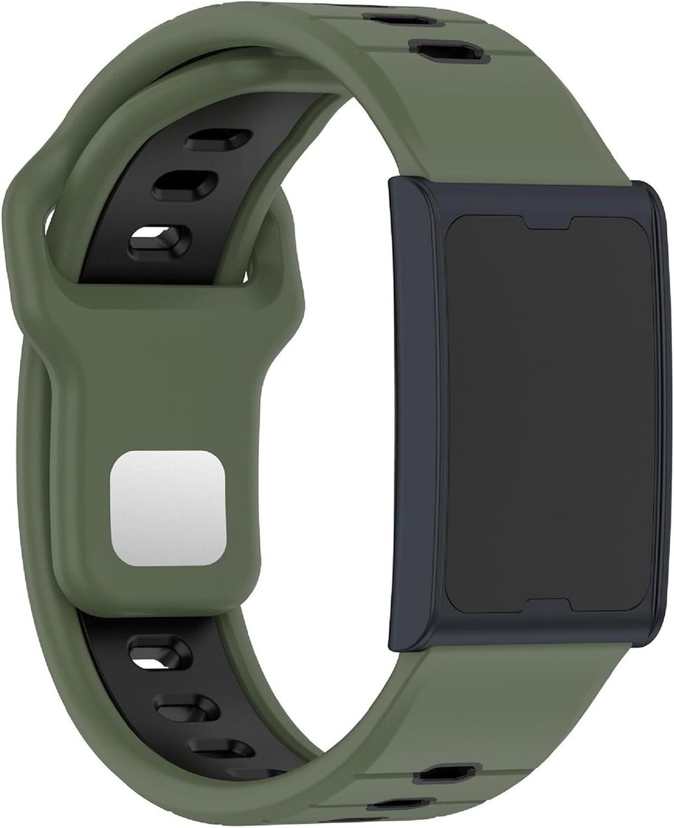 Vervangende Horlogebandje voor Amazfit Helio Smartwatch - Zacht TPU Bandje - Kleurencombinatie Design - Comfortabel Materiaal - Duurzame Armband