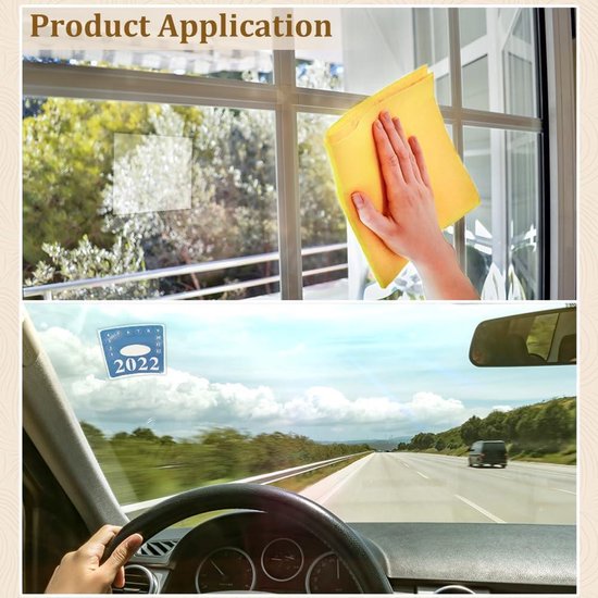200 Stuks Transparante Auto Voorruit Sticker, PVC Applicator voor Auto ...