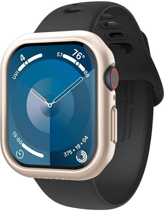 Spigen Thin Fit™ Case voor de Apple Watch 10 / 11 - 42 mm - Starlight