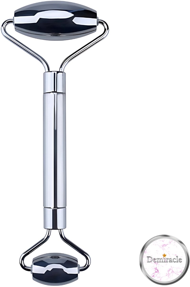 Demiracle RVS Face roller - Metaal – Onbreekbaar – Massagehulpmiddel – Gezichtsmassage – Massage – Jade Roller - Face Roller – Ontspanning