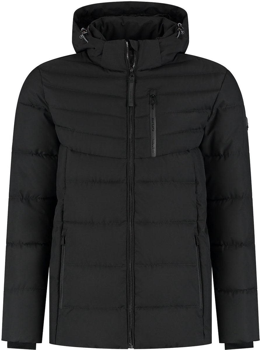 Kjelvik Hesse Heren Outdoorjas - Black