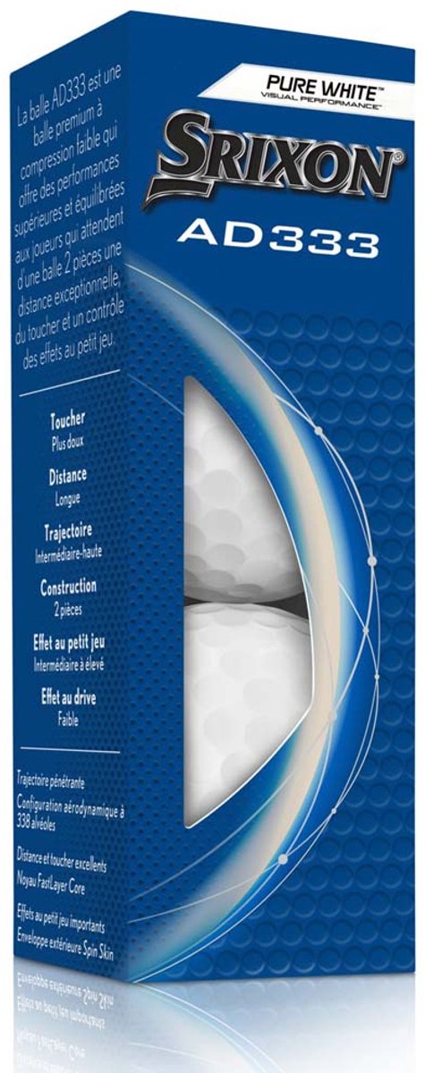 Srixon Ad333 11 Golfballen Wit 12 Balls van Srixon — afbeelding 2