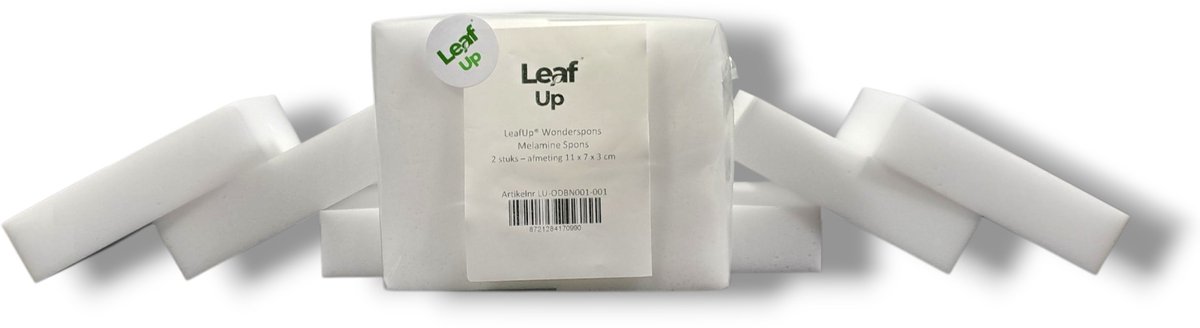 LeafUp® Wonderspons - Melamine Spons - 2 stuks (B2)