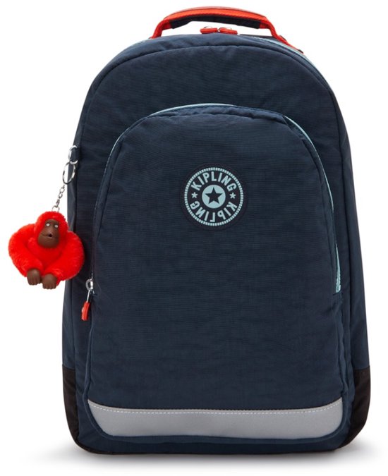 kipling sac à dos de loisirs pour ordinateur portable Back To School Class Room Large Backpack 28L Cosmo Blue C bleu marine