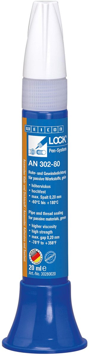 WEICONLOCK AN 302-80 – 20 ml – Buis- en Schroefdraadafdichting – Passieve Materialen