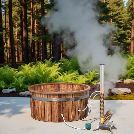 Premium Houtgestookte Zwembad- & Spa Verwarming - Draagbare - Premium - €950,00