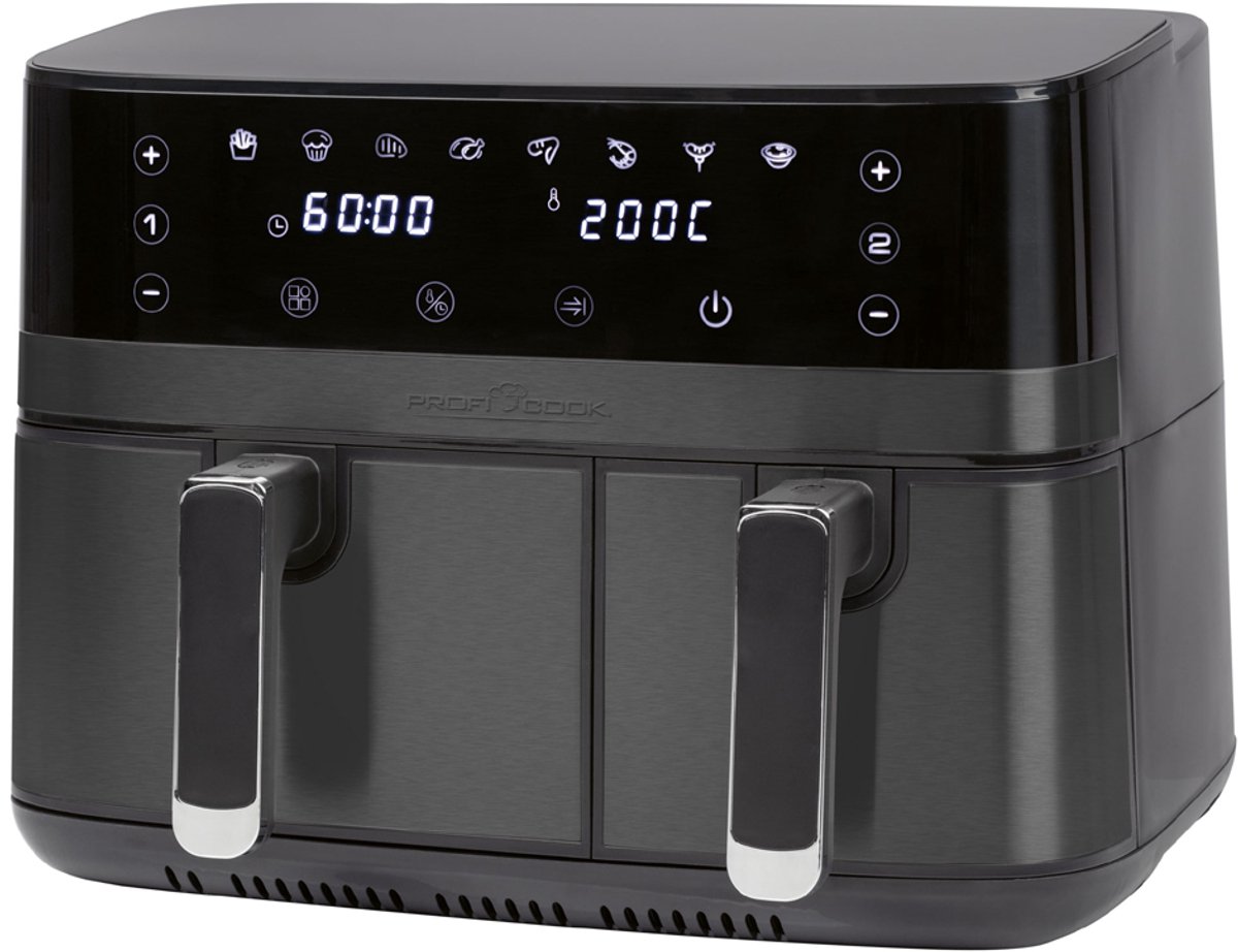 ProfiCook FR 1295 H -Dubbele Heteluchtfriteuse