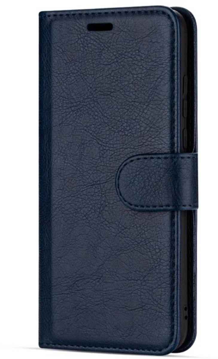 Hoesje Geschikt voor Apple iPhone 17 Air /Wallet case /iphone 17 Air hoesje/iphone 17 Air case / book case Portemonnee kaarthouder/ magneetflipje/ kleur Donkerblauw