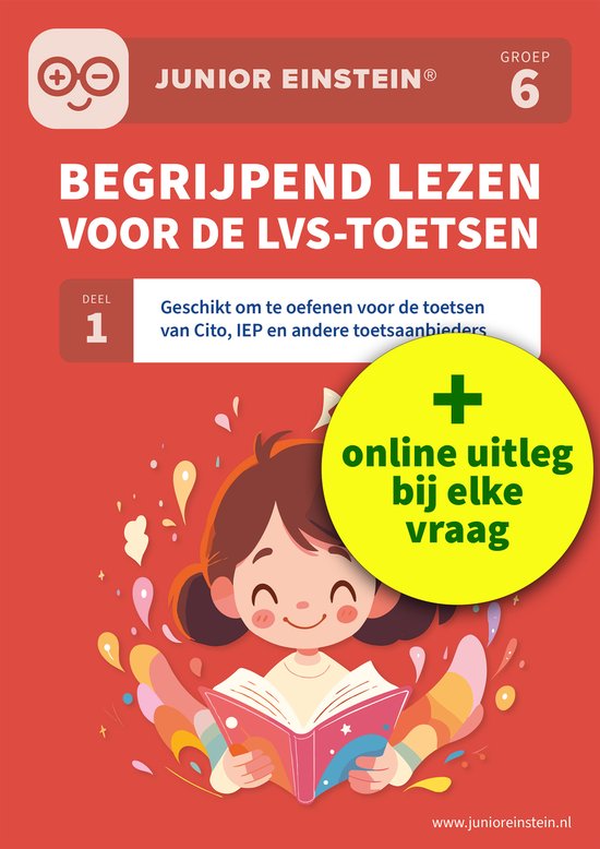 Begrijpend lezen voor de LVS-toetsen - Deel 1 - Groep 6 deel ... - cover
