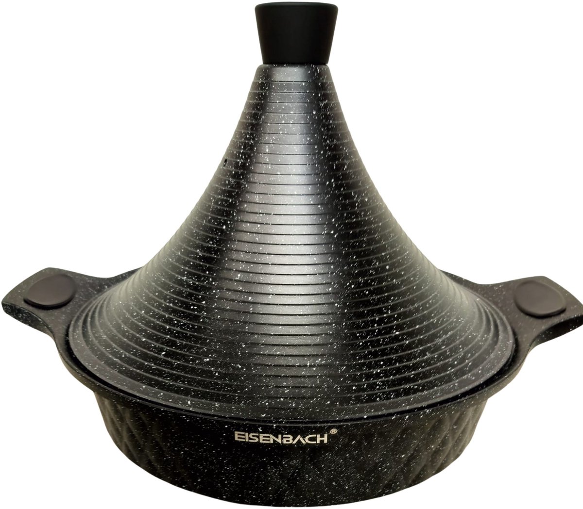 Eisenbach Tajine Agadir XL Inductie Arabisch Design Non-stick shining black . 34 cm