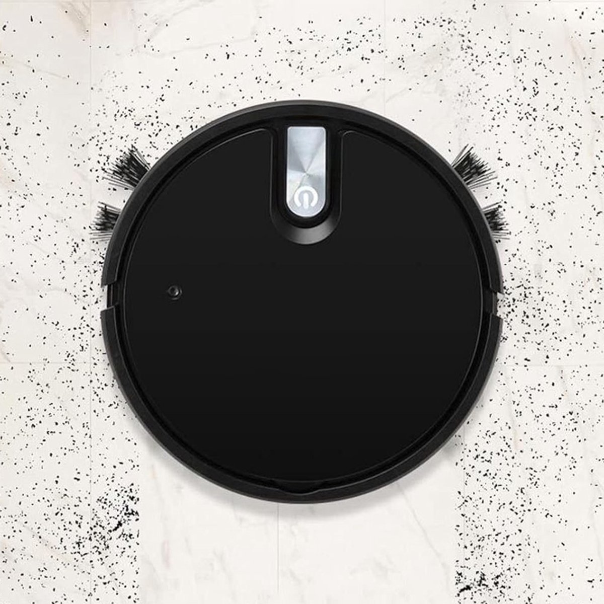 Afbeelding 3 van Robotstofzuiger met dweilfunctie - Robot Vacuum - 1500 Pa Zuigkracht, op te laden via USB - veegt - Zuig - dweilen en sproeibevochtigen 5 - in -1 handige reiniger