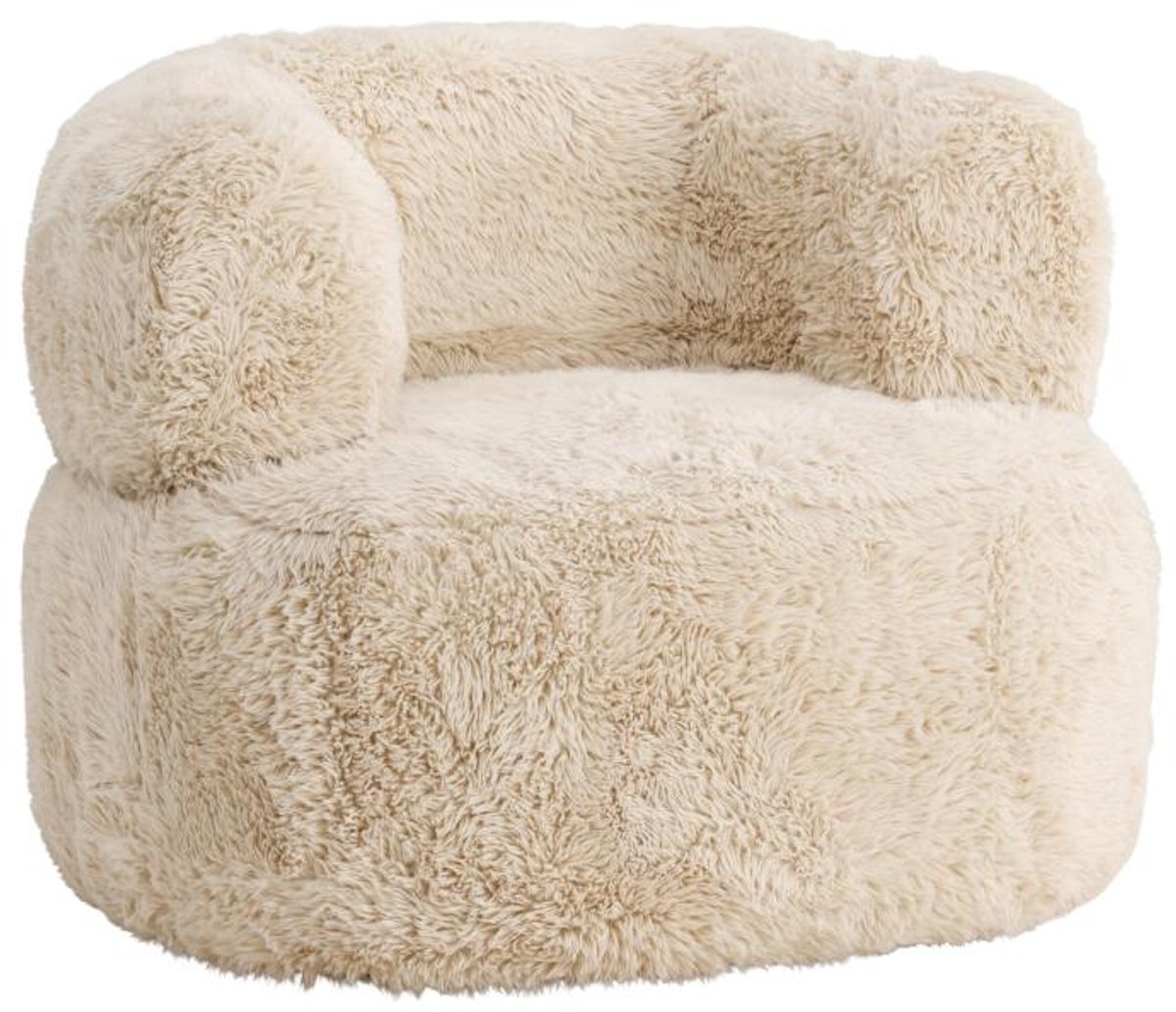 Svea - Sofia fauteuil - fake fur - off white