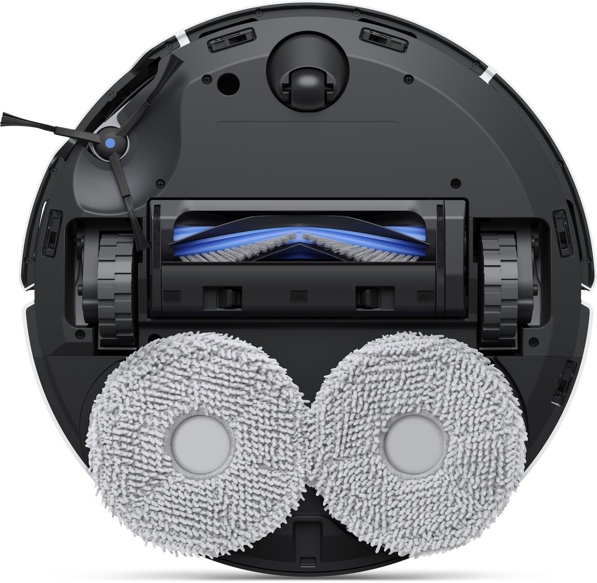 Afbeelding 3 van ECOVACS - DEEBOT T50 Omni wit Gen 2 EU - Stofzuig- en dweilrobot - 21.000 Pa zuigkracht- Zelfreinigende Robotstofzuiger met Warmwater – Dweilsysteem - Automatisch Leegstation - Geschikt voor dierenharen