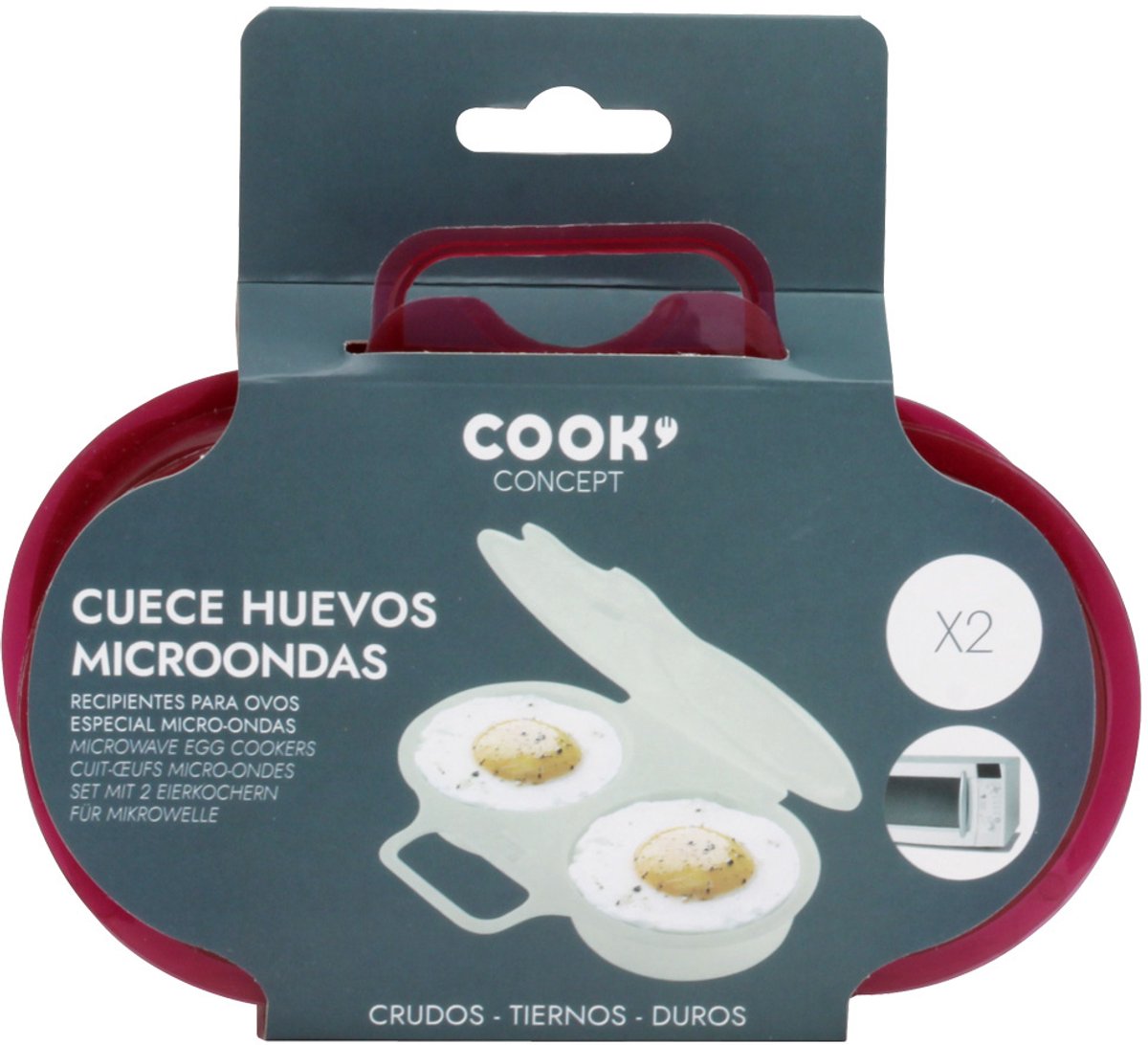 Magnetron eierkoker 2 stuks in 1