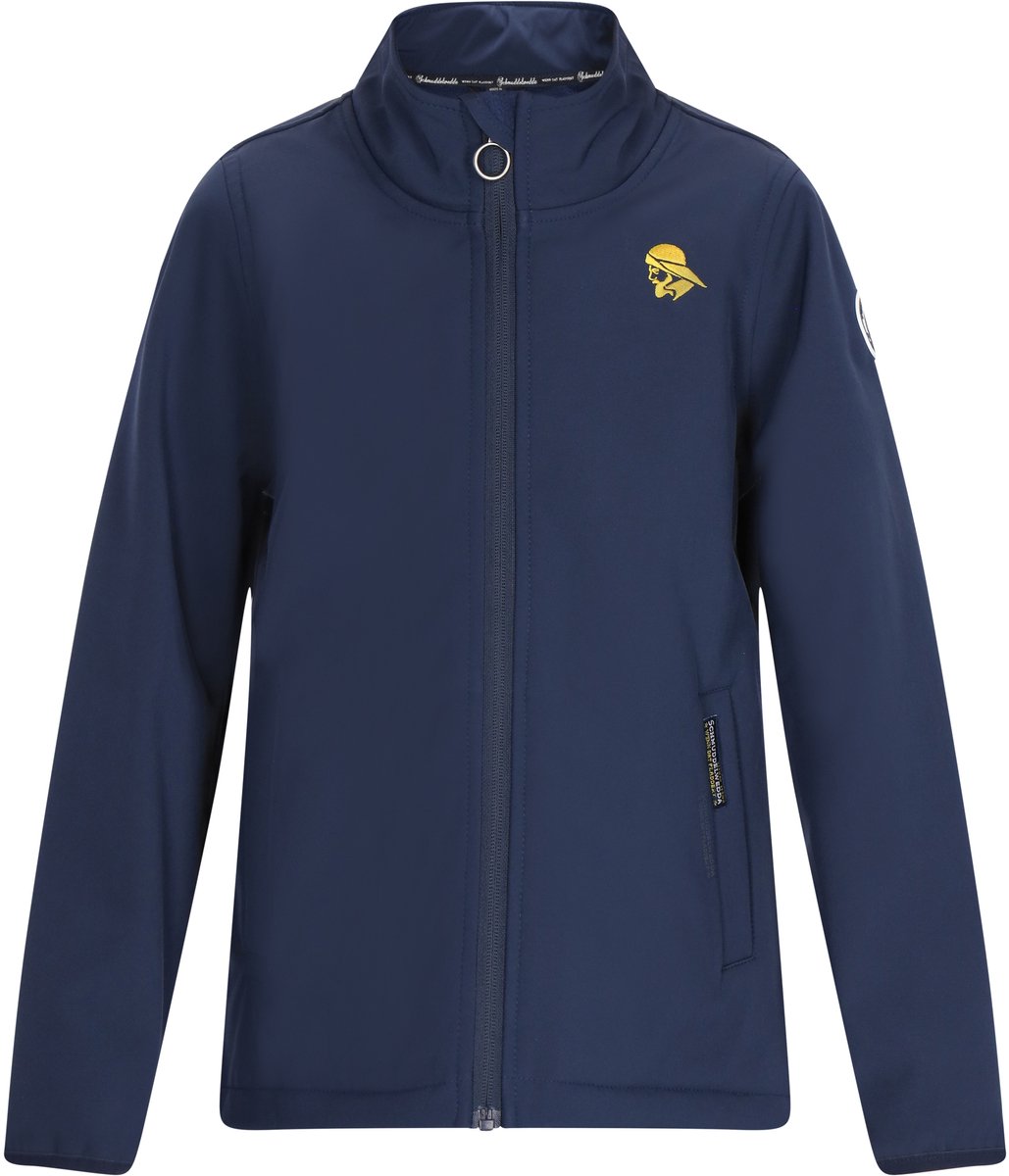 Schmuddelwedda softshell jas Blauw