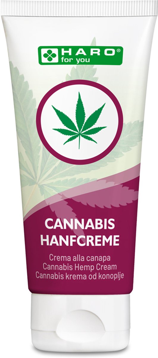HARO hennepcreme, huid en spieren, 100 ml tube