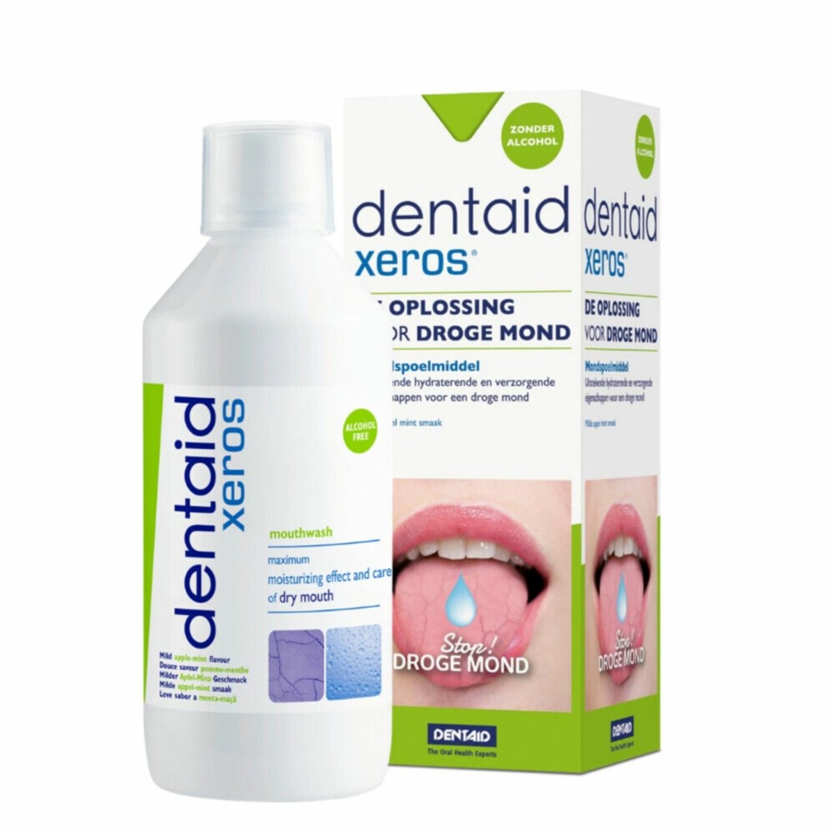 Dentaid Xeros Mondwater Droge Mond - 3 x 500 ml - Voordeelverpakking