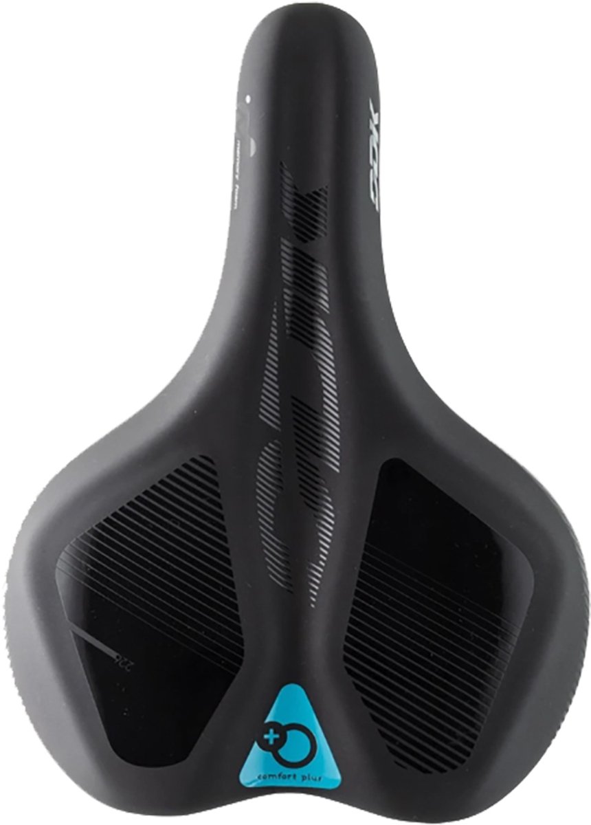 Ddk Comfort+ E-city Zadel Zwart 173 mm