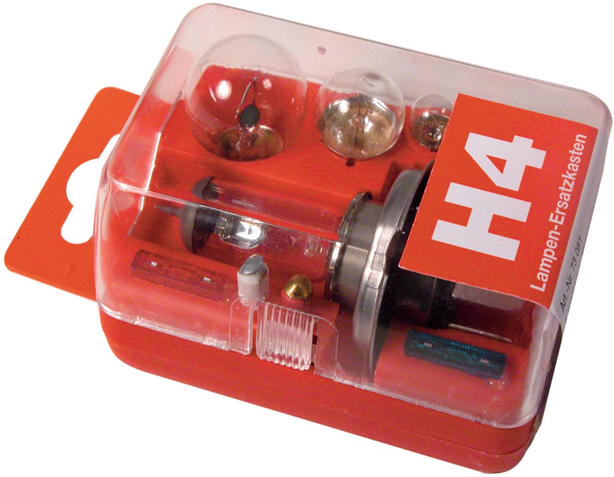 Unitec 73081 Assortiment lampen Standard H4 12 V