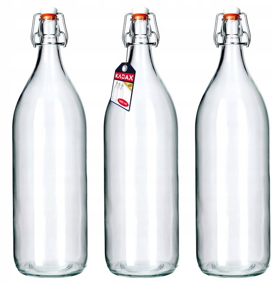 KADAX Flaschenspüler für Glasflaschen, Flaschenreiniger aus Kunststoff zum schnellen Spülen von Weinflaschen, Bierflaschen & Saftflaschen