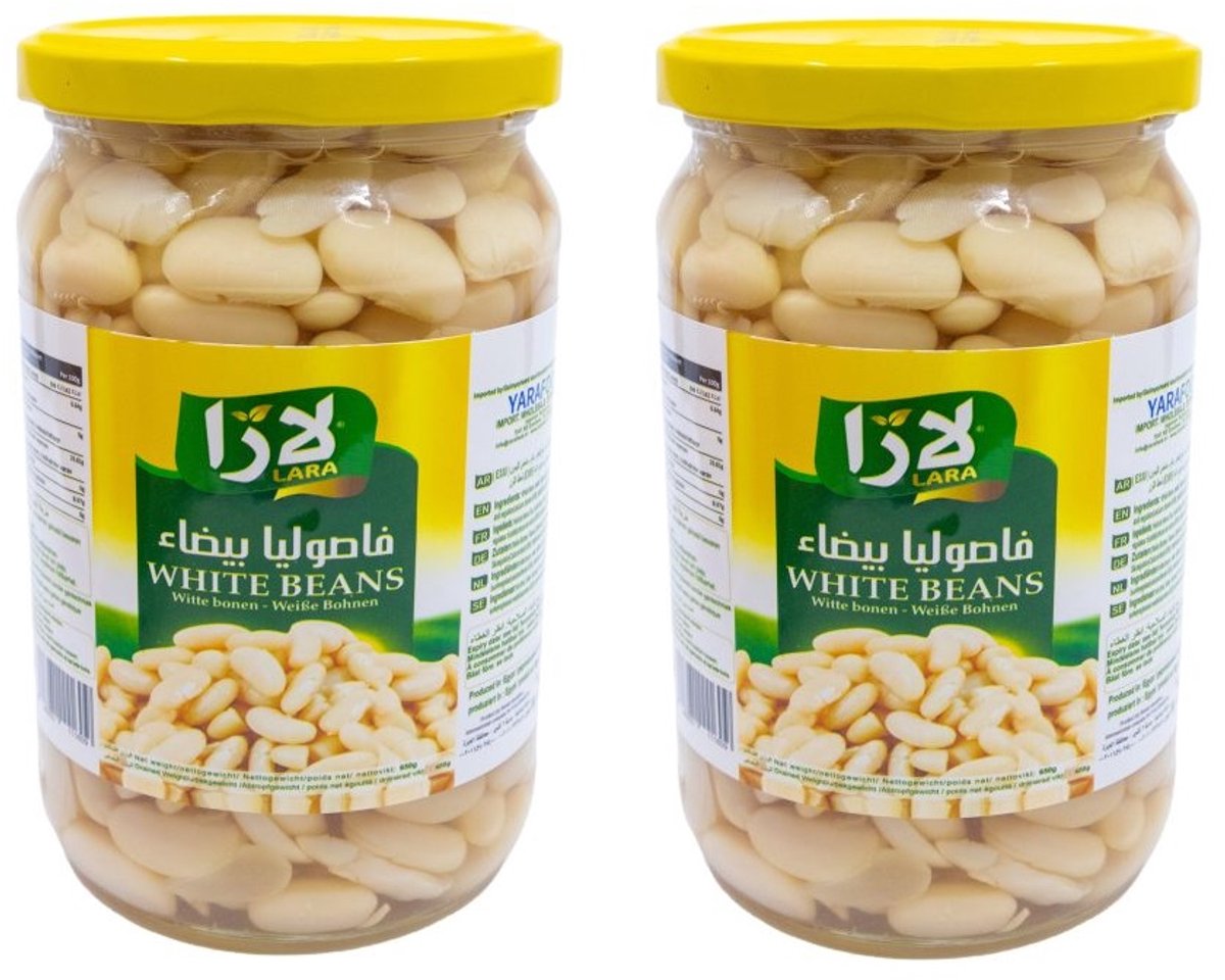 Multipak Lara Witte bonen 2 x 650 Gram
