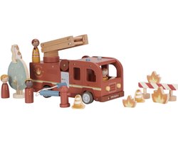 foto van Little Dutch Brandweerwagen Met Pegdolls