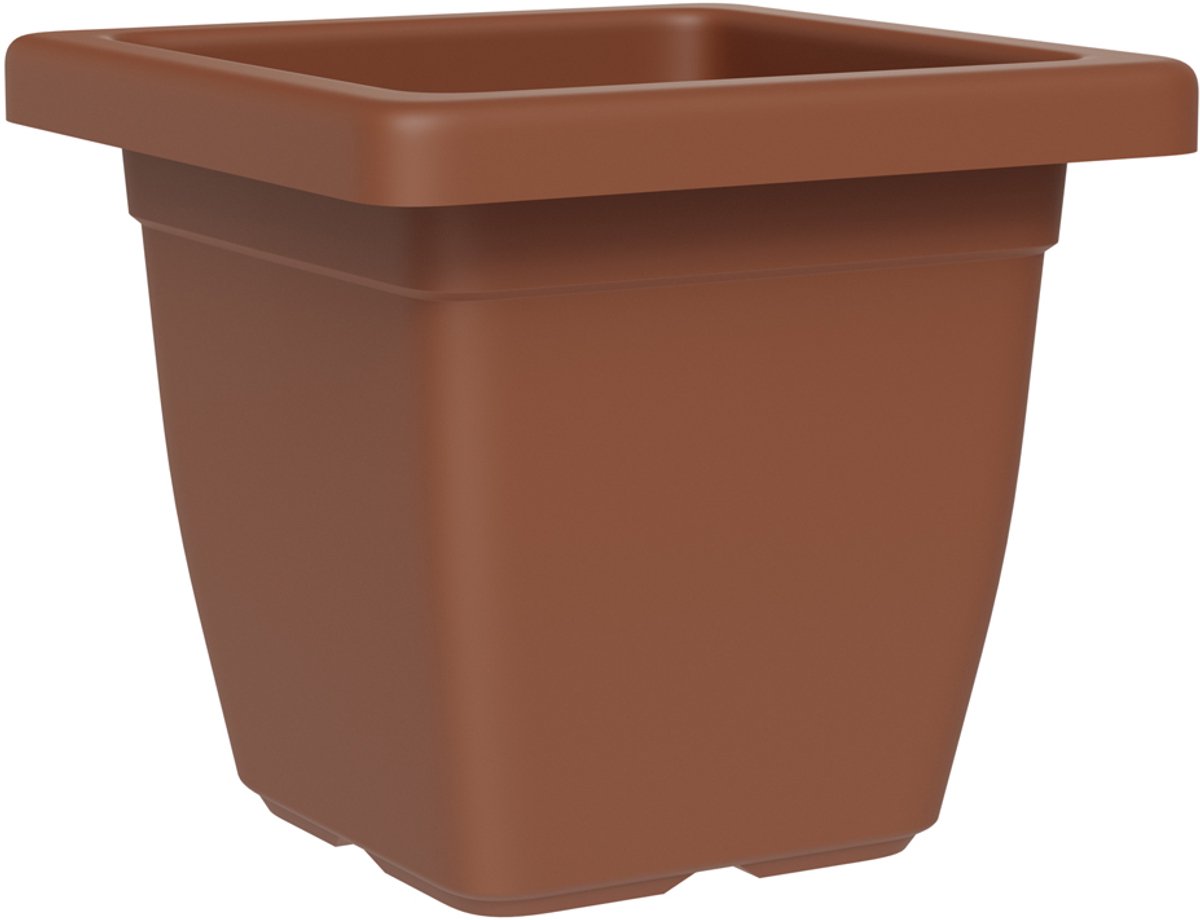 tera Plantenbak NAZCA vierkant Clay bruin 39 cm