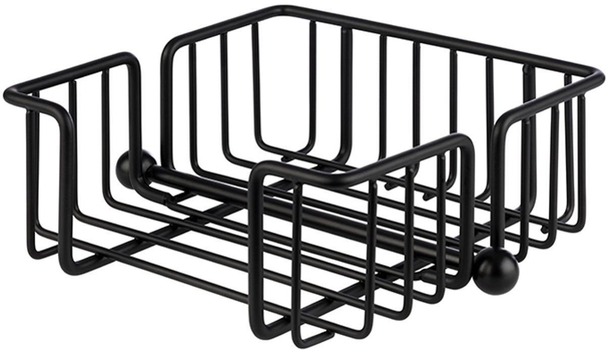 Aps Urban Servethouder Zwart 190x190x75mm - APS FT154