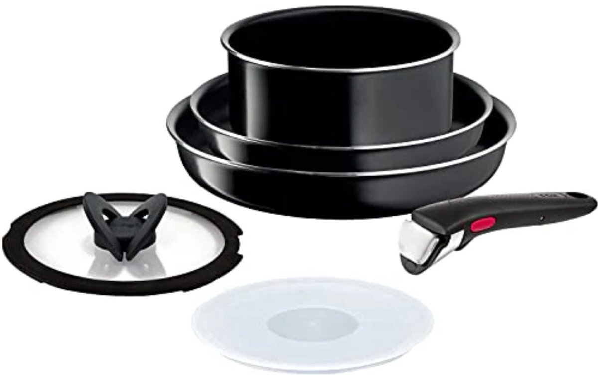 Tefal Ingenio Hard Titanium Intense Hoogwaardig Aluminium Pannenset - 6 Delig