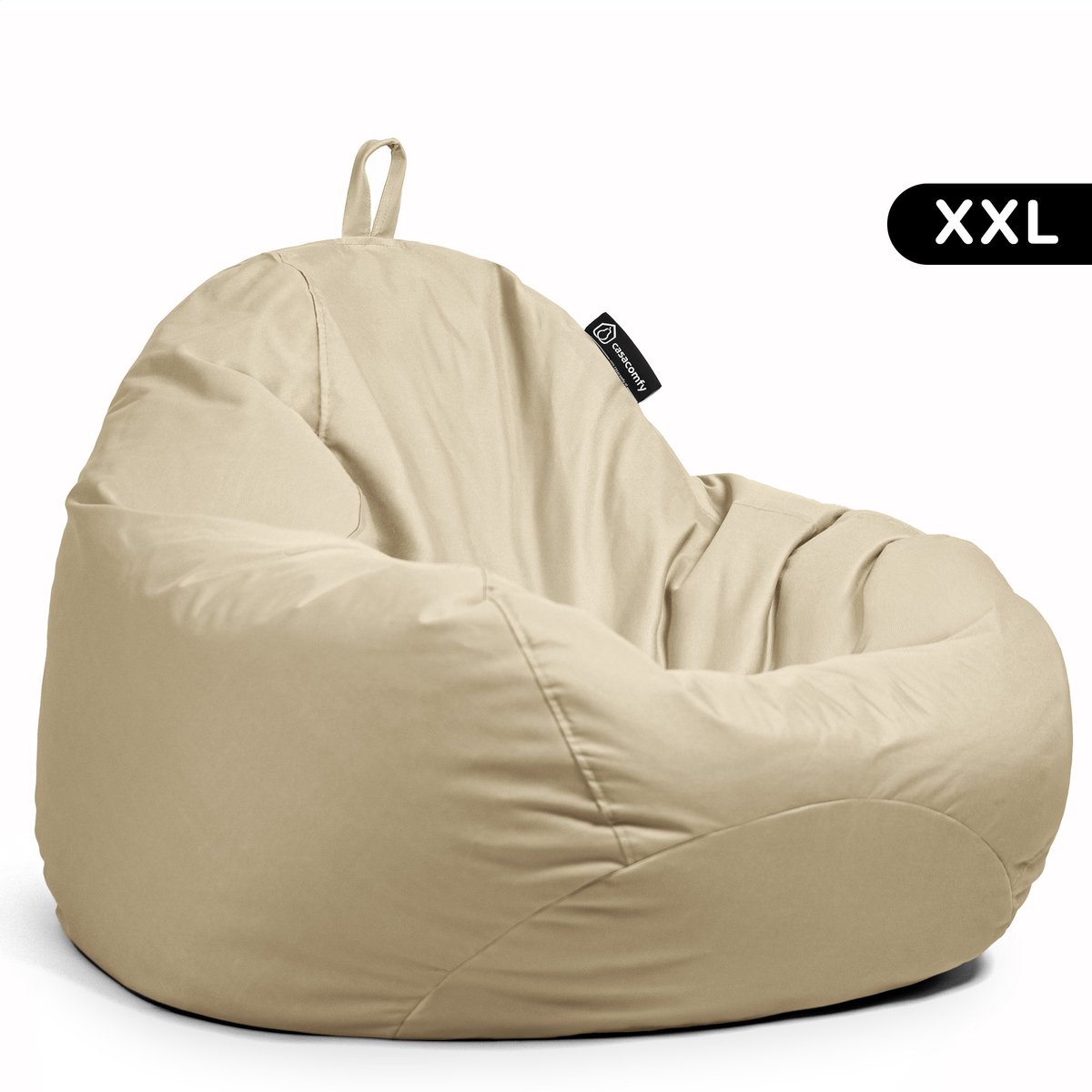 Casacomfy Pear XXL - Complete Grote Zitzak Volwassenen - Binnen & Buiten - Waterafstotend - Beige
