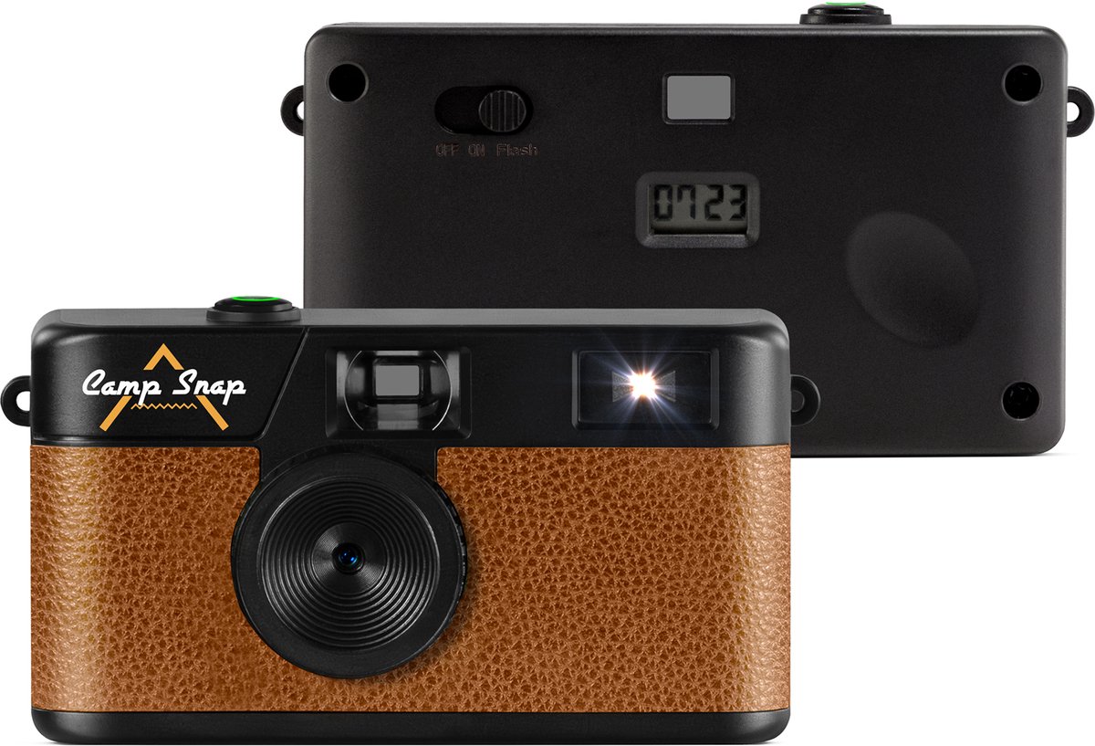 Camp Snap Camera (Screen-Free Digital Camera) Chestnut Brown