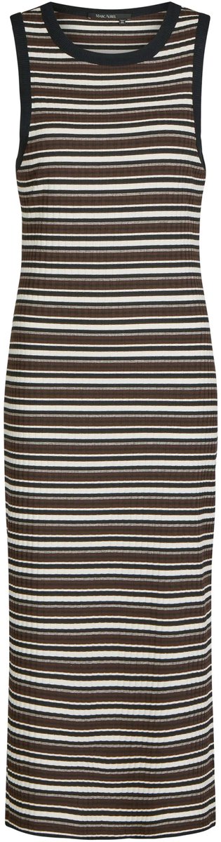 Marc Aurel • gestreepte midi jurk • maat 36