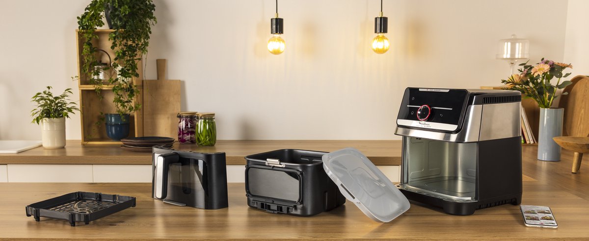 Moulinex Easy Fry Silence EZ876DF0 Airfryer met Dubbele Lade - afbeelding 3