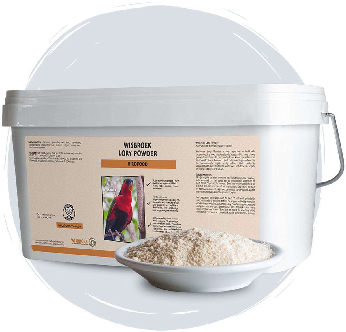 Wisbroek Lory Powder (3.000 gram)