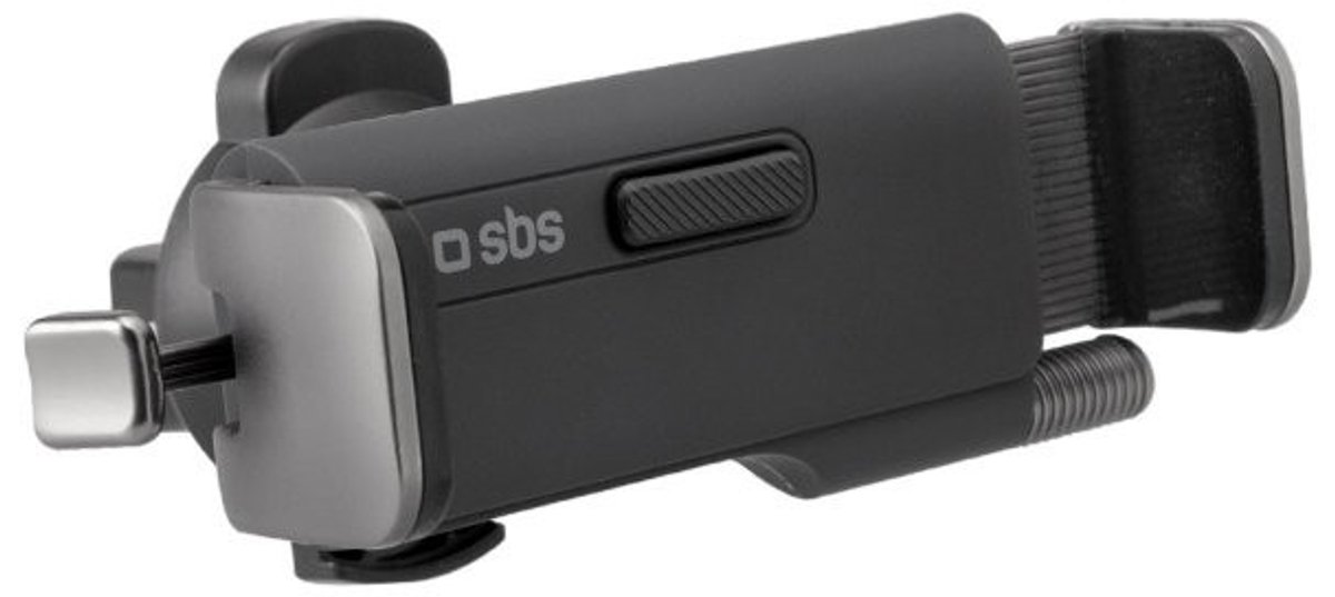 SBS Clip Pro Ventilatierooster Telefoonhouder Auto met Klem - Zwart