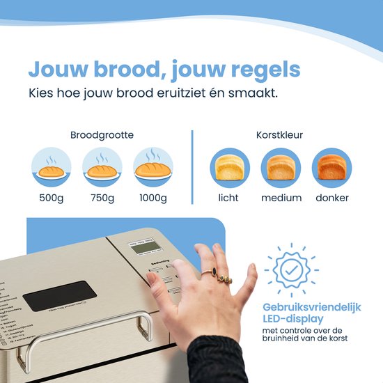 Inventum BM55 - Broodbakmachine - Zwart