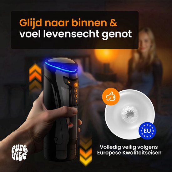 Masturbateur électrique Automatique Pour Homme - 10 Modes De Vibrations Puissants - Neuf