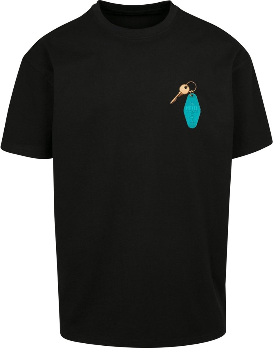 Mister Tee California Motel Oversize Heren T-shirt M Zwart