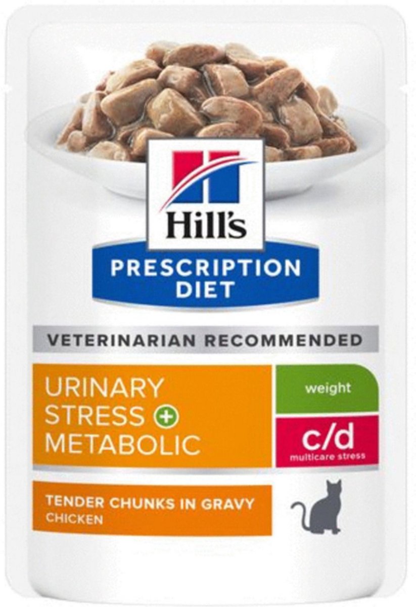24x85g Kip Prescription Diet c/d Urinary Stress + Metabolic Hill's Kattenvoer nat