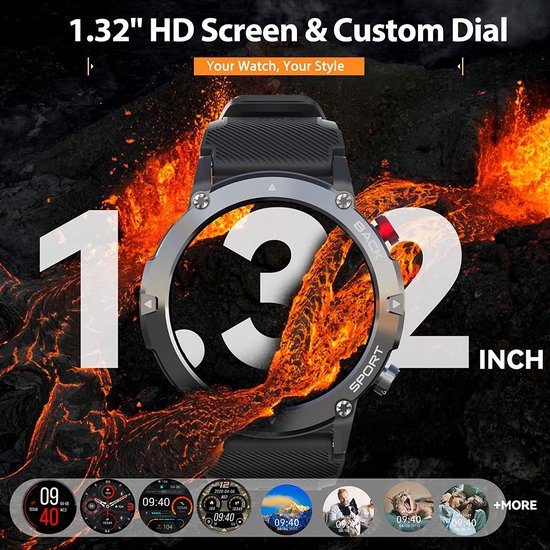 Smartwatch voor mannen en vrouwen, IP68 waterdicht, 1,83 inch fitnesshorloge met telefoonfunctie, Bluetooth, Alexa, meer dan 120 sportmodi, smartwatch voor iOS en Android, Roze Smartwatch voor mannen en vrouwen, IP68 waterdicht, 1,83 inch fitnesshorloge met telefoonfunctie, Bluetooth, Alexa, meer dan 120 sportmodi, smartwatch voor iOS en Android, Roze