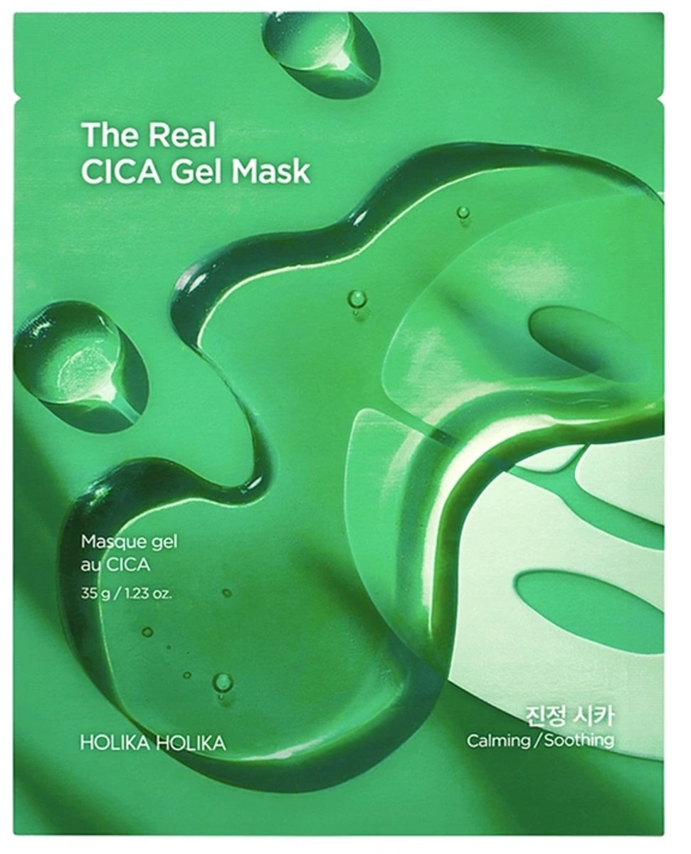 Holika Holika The Real Cica Gel Masker / Verzachtend hydrogel gezichtsmasker