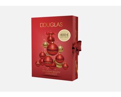 Luxe rode grote DOUGLAS adventskalender - 24 dagen - make-up & beauty - kerstcadeau